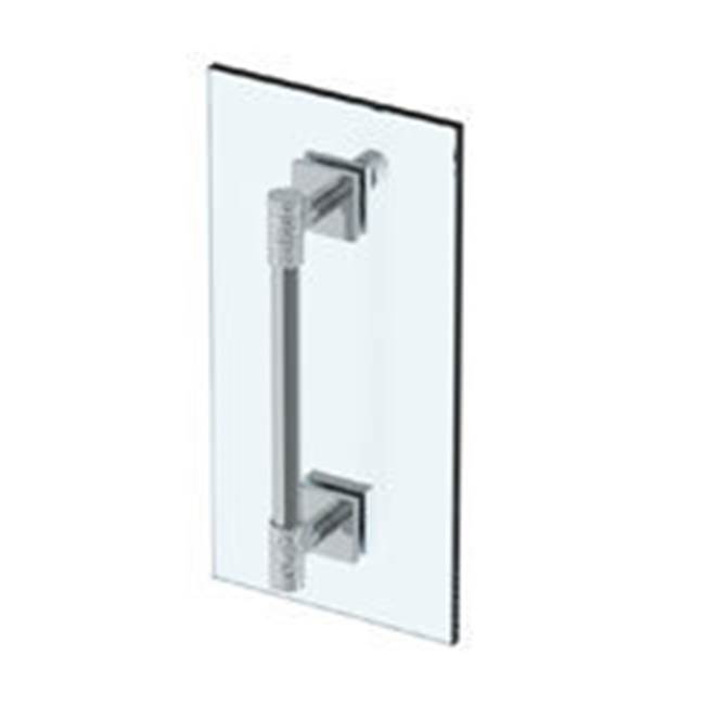 Watermark Sense 18'' Shower Door Pull  With Knob / Glass Mount Towel Bar with Hook